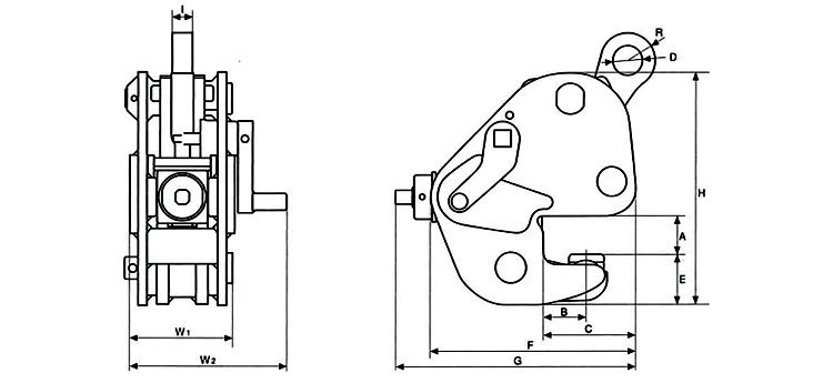 NEC無(wú)傷鋼板夾具尺寸