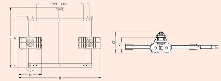 集裝箱搬運小坦克尺寸圖