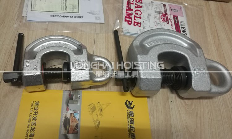 SBN鷹牌螺旋式鋼板吊鉗到貨圖 SBN鷹牌螺旋式鋼板吊鉗到貨圖