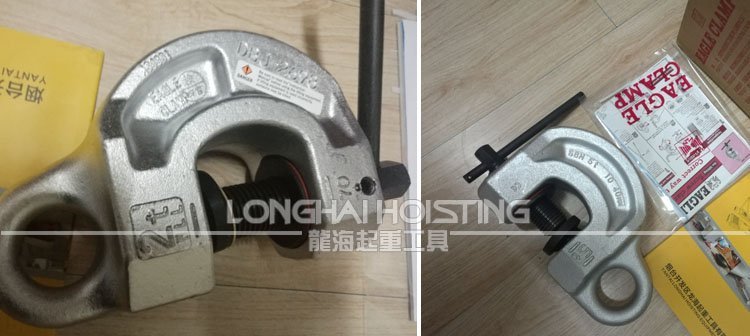 SBN鷹牌螺旋式鋼板吊鉗到貨圖 SBN鷹牌螺旋式鋼板吊鉗到貨圖