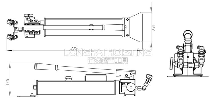 德國JP手動(dòng)液壓泵尺寸
