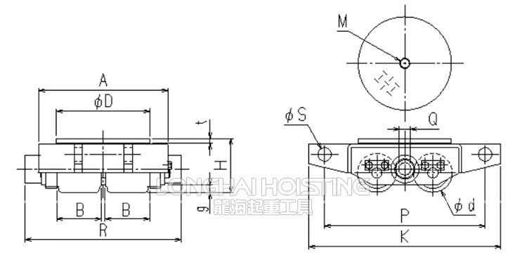 日本TIRROLLER WDP手搖搬運(yùn)小坦克尺寸