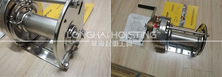 大力不銹鋼手動絞盤實物 大力不銹鋼手動絞盤實物