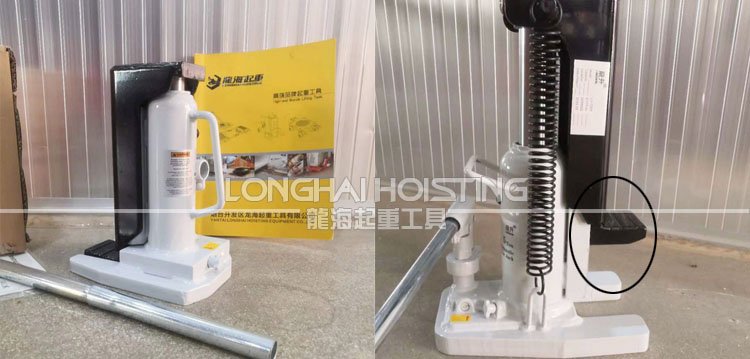 帶導軌龍升爪式千斤頂實物